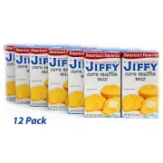 Jiffy Corn Muffin Mix 8.5oz (240g) Boxes (Pack of 12)
