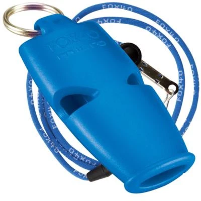 BLUE Fox 40 Micro Whistle Rescue Safety Referee Alert FREE LANYARD BEST VALUE