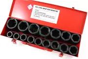 3/4" DEEP IMPACT SOCKET SET TEK-CHROME Imperial sockets up to 2" Special