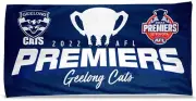 Geelong Cats 2022 AFL Premiers Beach Towel PH2. AFL Football