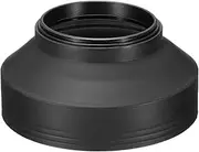 uxcell 55mm Camera Lens Hood, Rubber Collapsible Lens Protector Anti-Reflection Blocks Excess Sunlight to Reduce Lens Flare and Glare, Enhance Camera Photography and Video, Black
