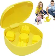 Stone Catching Game - Korean Traditional Tossing Playing Game | Weighted Korean Pebble Stone with Pocket-Size Case for Outdoor Catching