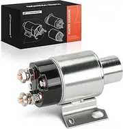 A-Premium Starter Solenoid Replacement for Ford F-100 F-250 F-350 1966 Dodge A100 D100/D200/D300 Pickup 1965-1968 A108 Van GMC PB1000 Series Truck International 1754 1853, 12V