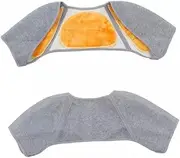 Bamboo Charcoal Fiber Shoulder Warmer Neck Wrap Thicken Shoulder Pad Protector Elastic Comfortable for Sports Support Size Xl Random