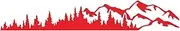 1 Pcs Universal Vinyl Trees Mou ain Forest Graphic Stickers Car Emblem Graphic Emblem Sticker Body Window Bumper Decals for RV, Caravan, Car, Truck