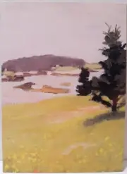 Fairfield Porter Paintings 2009 Tibor De Nagy Invitation Card 5.75 x 8