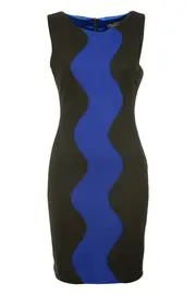 Lyssa Splice Front Panel Dress--VER-LYSSA