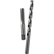 Drill & Tool 7 mm x 1.0 Metric Tap & 15/64 In. Brite Drill Bit Combo Pack