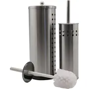 3pc Boxsweden Bathroom/Toilet Roll/Brush Stainless Steel Holder Home/Office Set