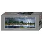 Herd of Elephants 2000 Piece Panoramic Jigsaw Puzzle Heye New