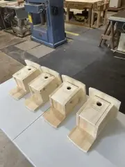 4-pack House Wren nesting boxes