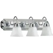 Quorum 3 Light Vanity Light, Chrome - 5094-3-114