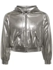 [doublet] Foil Jersey Track Hoodie