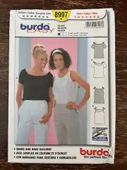 Burda 8997 UNCUT Sewing Pattern, Misses' Blouse, Size 8-20