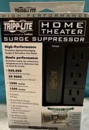 Tripp-Lite High Performance Home Theater Surge Suppressor w/6 rotating outlets