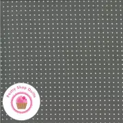 Moda QUOTATION 1736 15 White on Gray Polka Dot ZEN CHIC Quilt Fabric