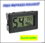 WIRELESS LCD DIGITAL HYGROMETER INDOOR THERMOMETER GAUGE humidity temperature