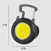For Camping Type-C Rechargeable Work Light Strong Magnetic COB Cap Clip Light