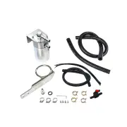 SAAS Oil Catch Tank Full Kit Polished Can for Toyota Landcruiser 100 Series 1HZ