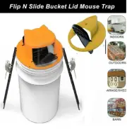 AU Mouse Catcher Trap N Flip Slide Bucket Lid Mouse Rat Trap Ladder Mousetrap
