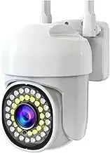 4K 8MP Three Lens Dual Screens 10X Optical Zoom Color Night Vision Auto Tracking Two Way Audio Surveillance Cameras(AU Plug,4MP Camera Only)