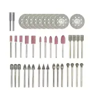Metal Carborundum Diamond Cutting Grinding Burr Bit Kit For Dremel Rotary Tool