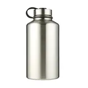 1.9L Silver Double Wall Insulated Drink Bottle