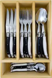 LAGUIOLE by Louis Thiers 24 Piece Cutlery Set -Domino - DAMAGED WRAP - RRP $349