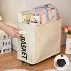 Foldable Slim Laundry Basket Rolling Laundry Hamper Basket