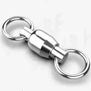 10pcs Fishing Barrel Bearing Rolling Swivel Lures Connector Tackle Fishing Tool