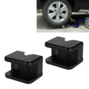 1 pair Square Car Slotted Frame Rail Floor Jack Guard Adapter Pad Rubber pad (for: MG)