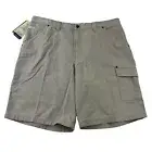 Columbia Roc Cargo Shorts Men's 42 Ins 11 Light Tan Khaki Cotton NWT