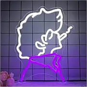 Sign Lamp Cowboy Neon Signs Dimmable USB Powered LED Neon Lights For Bedroom Gamer Room Party Wall Decoration 24.7cm×31cm