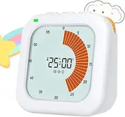 EooCoo Visual Timer for Kids, 60 Minute Digital Kids Timer Classroom Timer with 3 Alarm Modes, Time Management Tool for High Efficiency Home Kitchen, School Classroom, or Office