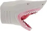 DRESSOOS 1Pc Grey Shark Hand Puppet Realistic Gloves for Storytelling Puppet for Imaginative Play and Parent Interaction Role Play Accessory