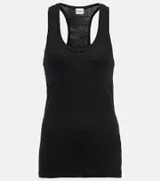 [Marant Etoile] Marant Etoile Avien linen tank top AU 14 black