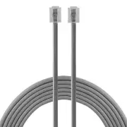 Telephone Line Cord 2 Pack 15 Feet Phone Cord Modular Jack Ends Works for Pho...