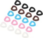10 Pairs Anti-slip Glasses Ear Hooks Silicone Heart Shape Ear Grips for Eyeglasses Glasses Nose Pads Anti Slip Eyewear Retainers Temple Tips