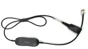 Jabra Cord GN1216 Avaya Microphone Volume Control QD to RJ9 Cord P/N 88001-03