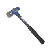 Vaughan Ball Pein Hammer, Straight Fiberglass Handle, 14 3/4 In