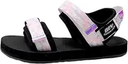 [NEV] Lightweight Design Sandals, Combination Color, For River Play, Marine, Beach, Pool, Camping, Outdoors, Aurora, Back Band, Girls