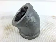 2" Anvil Elbow 90 150# Class Threaded Black Pipe Malleable Iron FM USA