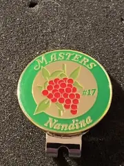 Masters Golf Ball Marker For Hole #17 Nandina With Hat Clip