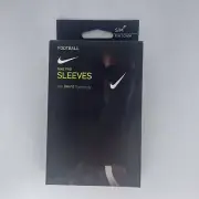 NIKE Pro Dri Fit 3.0 BLACK Compression Football Arm Sleeves NEW Men S / M