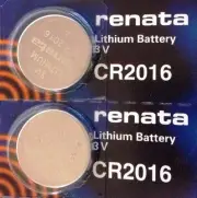 CR 2016 RENATA WATCH BATTERY (2 piece) ECR2016 FREE SHIPPING Authorized Seller