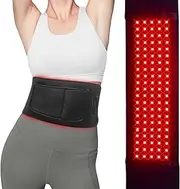Red LED Light Belt, 105LEDs Red Light Lamp with Timer Setting (10/20/30mins)，Infrared Lamp with Brightness Level Adjustment （L1-L6）for Relaxing/Office/Home Use
