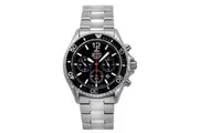 Orient Chronograph Stainless Steel Black Dial Solar Diver's RA-TX0202B10B 200M Men's Watch