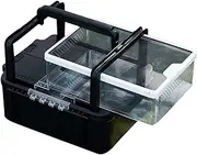 Animal Container for Reptile, Food Box for Reptiles, Reptile Enclosure, Outdoor Reptile Terrarium, Portable Reptile Travel Carrier with Lid for Frog Lid, Crab