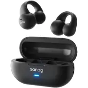 Open Ear Wireless Earbuds Bluetooth 5.3 Clip On Earphones Waterproof Headphon...