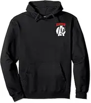 [Marvel] Avengers Black Widow Pocket Logo Pullover Hoodie